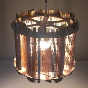 Макет ажурной люстры для лазерной резки