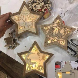 Ночник в виде звезды с современным дизайном