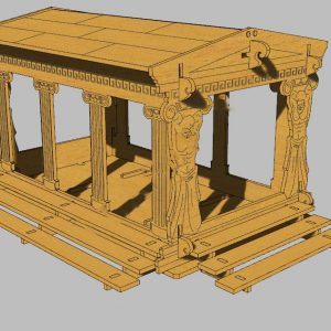 Кормушка для птиц в греческом стиле