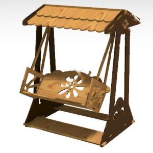 Макет качелей для детской площадки