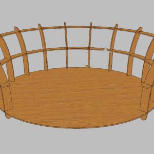 Макет для лазерной резки в виде котодивана