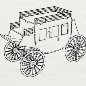Макет кареты для лазерной резки