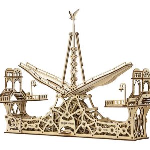 Макет для лазерной резки 3D пазла в виде моста