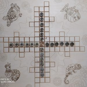 Красочная игровая доска для "Парчис"