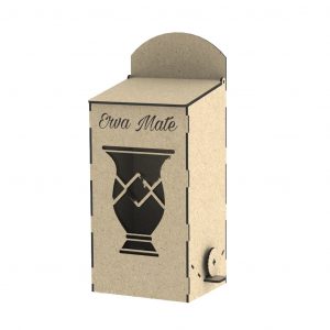 Макет коробки для хранения erba mate