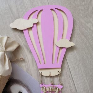 Яркая раскраска с изображением воздушного шара