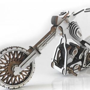 Макет мотоцикла Харлей-Дэвидсон для лазерной резки