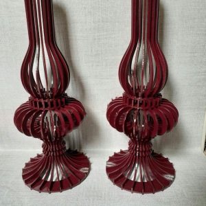 Макет настольной лампы для лазерной резки