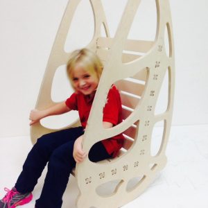 Макет детской качалки для лазерной резки