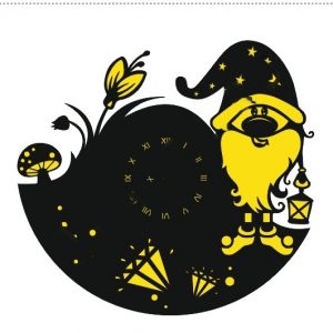 Часы в форме гнома