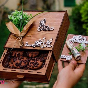 Макет коробочки для печенья