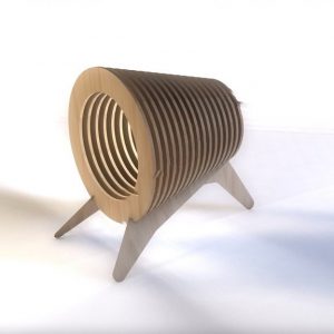 Макет настольной лампы-ночника для лазерной резки.