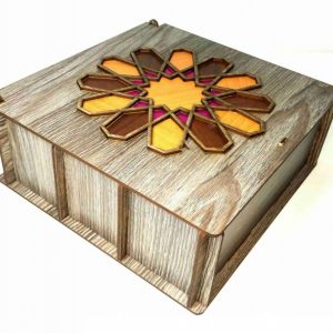 Макет шкатулки с оригинальным дизайном