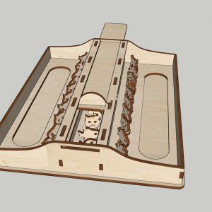 Макет детской настольной игры "Запоминалки"