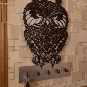 Макет ключницы в виде совы