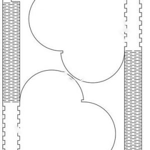 Элегантная коробка в форме сердца
