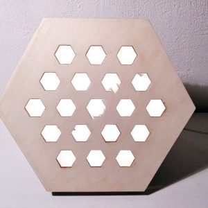 Макет лампы в форме улья с уникальным дизайном для лазерной резки