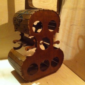 Элегантный мини-бар в форме виолончели