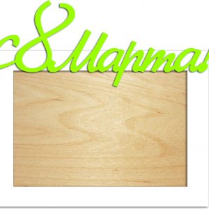 Фоторамка с лазерной резкой на тему 8 марта