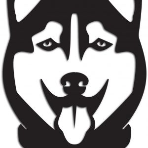 Оригинальная ключница с изображением хаски