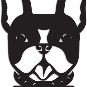 Ключница с изображением французского бульдога