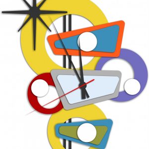 Часы с геометрическим дизайном