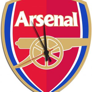 Стильные настенные часы с дизайном в духе Arsenal