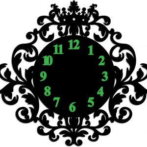 Настенные часы с ажурным дизайном