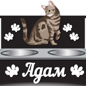 Макет подставки для кошек с оригинальным дизайном для лазерной резки — элегантное и функциональное изделие с детализированным узором