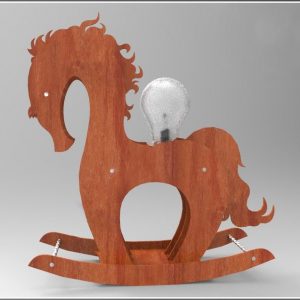 Набор из пяти ламп в форме животных