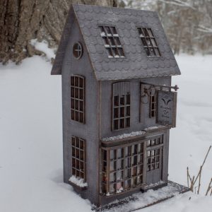 Макет для лазерной резки домика в стиле Гарри Поттера для детей