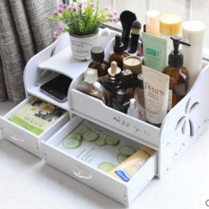 Макет комода для косметики с несколькими ящиками для лазерной резки