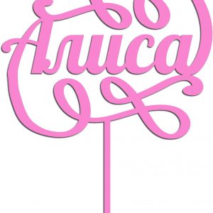 Макет топпера для торта с дизайном в стиле Алисы в стране чудес