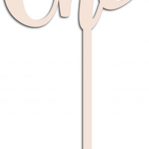 Стильный топпер с надписью 'One'