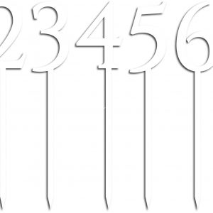 Топпер в виде цифр