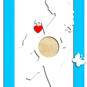 Фоторамка с надписью "Наша доченька"