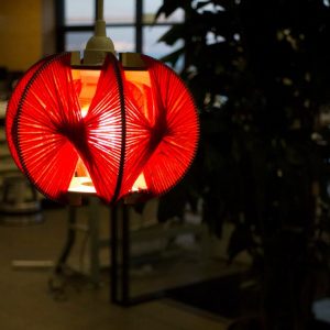 Макет красного фонарика для лазерной резки