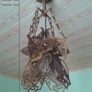 Макет для лазерной резки лампы