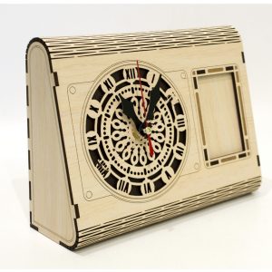 Настольные часы для лазерной резки
