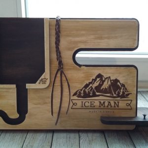 Макет для лазерной резки ключницы и подставки