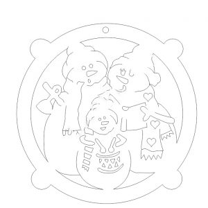 Креативные новогодние игрушки в виде снеговиков