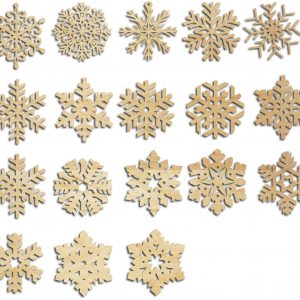 Элегантные снежинки для оформления новогоднего праздника